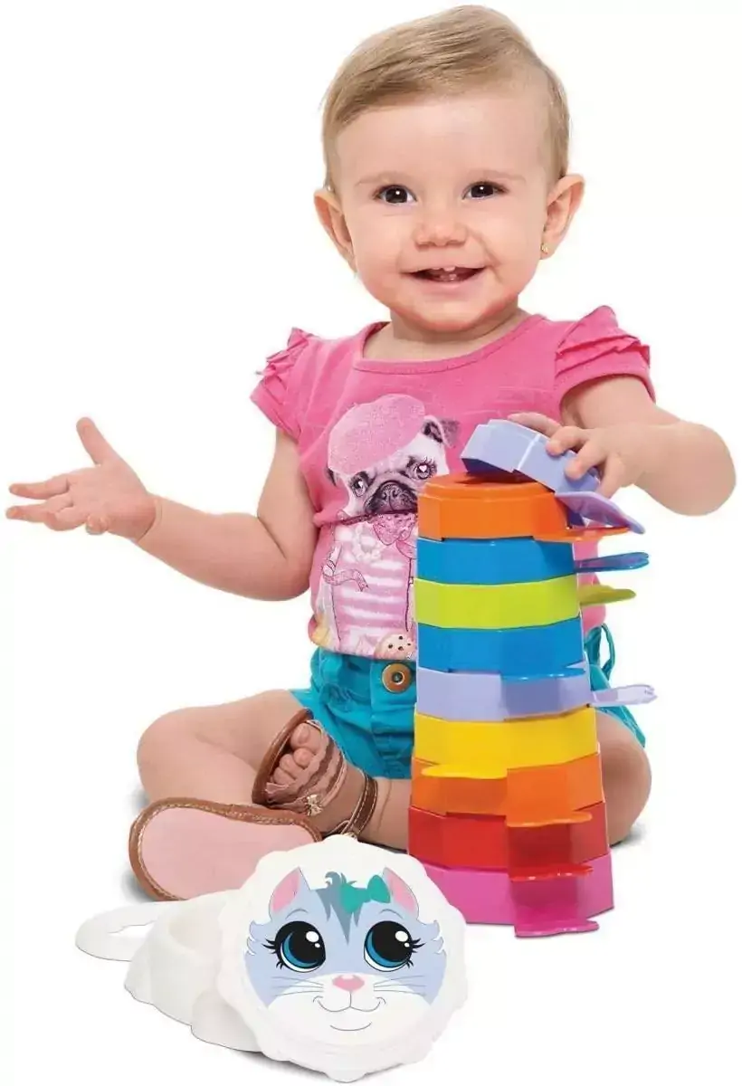 Empilha Baby Gatinha - Mercotoys