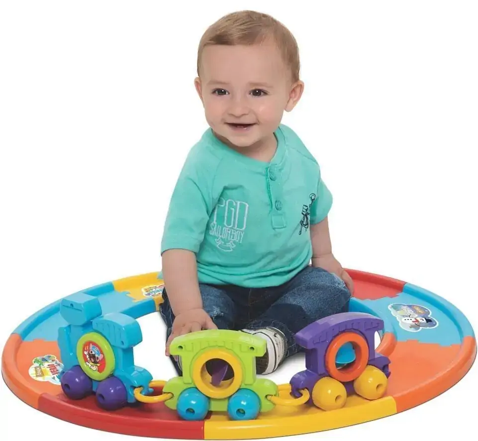 Brinquedo Educativo Babytrain Express 8 Trilhos - Mercotoys