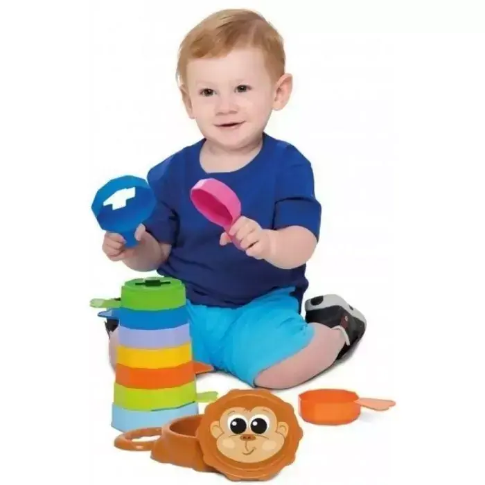Empilha Baby Macaco Mercotoys
