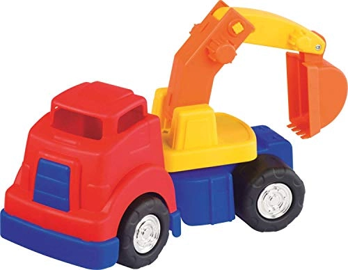 Carrinho Escavadeira Mercotruck 24 Cm, Mercotoys 515, +18 Meses - 101378