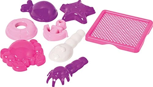 Balde de Praia Rosa e Lilás Mercotoys