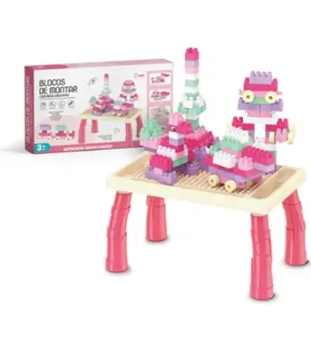 Mesinha Mercoblocks Charmosa 309 Mercotoys