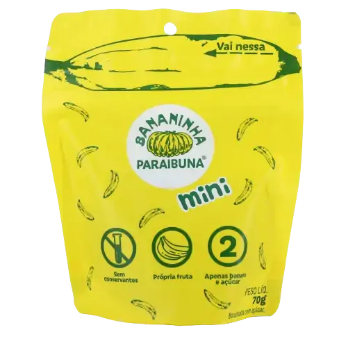 Bananada Bananinha Paraibuna Mini Sachê 70g