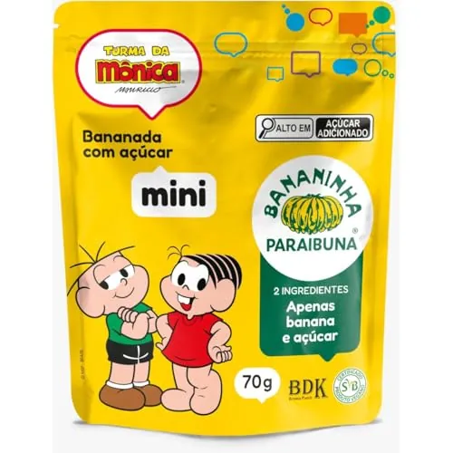 Bananada Paraibuna Turma Da Monica Tradicional 70g