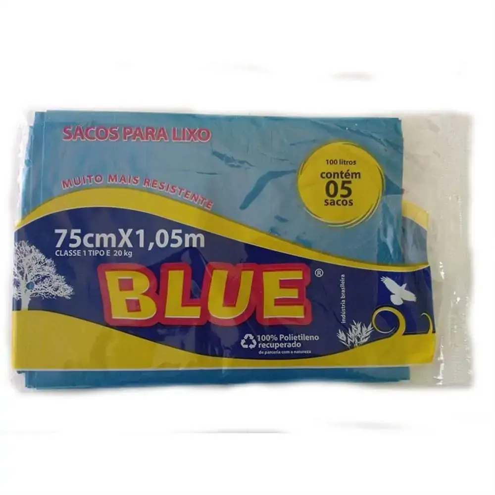 Saco Lixo Ki Saco Resist Blue