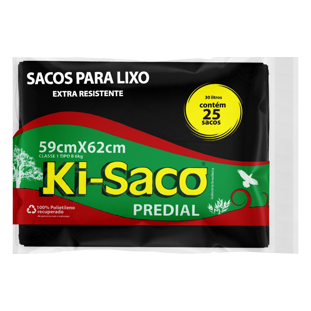 Saco Para Lixo Predial Tipo B 30l Ki Saco Predial 25 Unidades