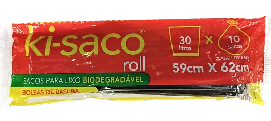 Saco Lixo Ki Saco Oxi Bio Preto C/10