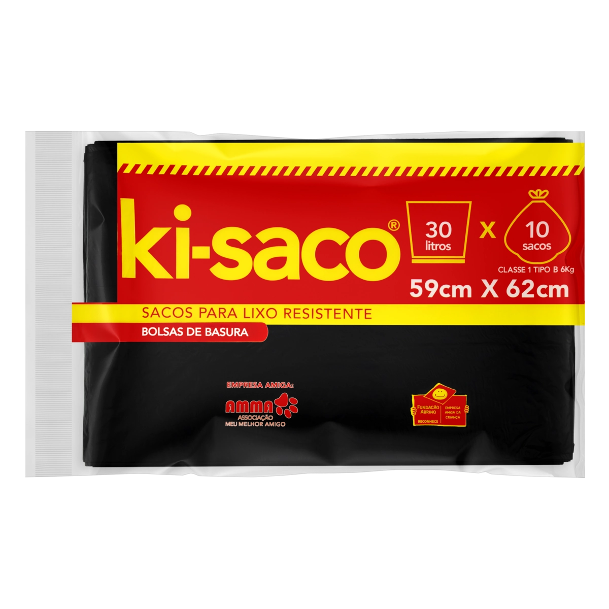 Saco Para Lixo Tipo B 30l Ki Saco 10 Unidades