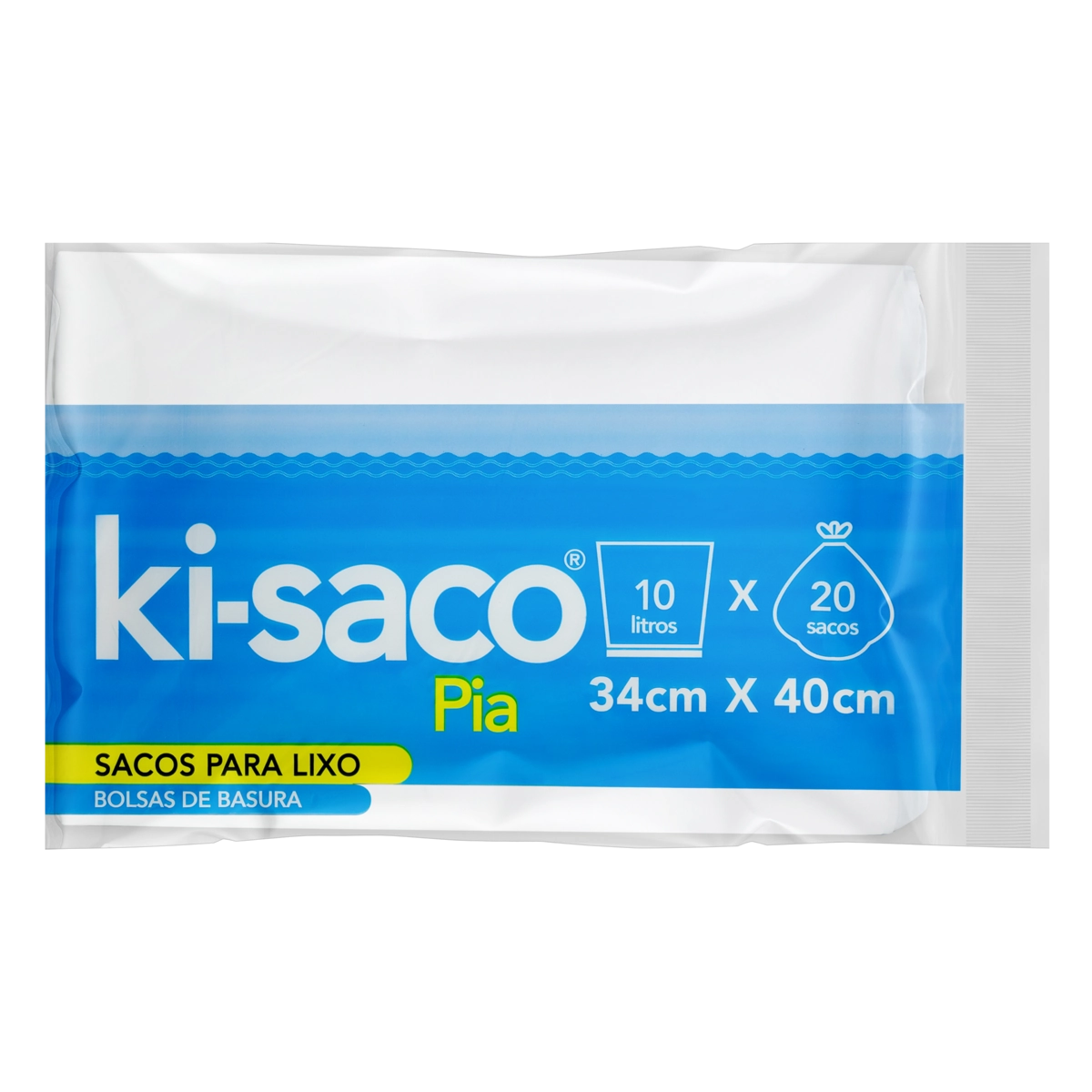 Saco Para Lixo Pia 10l Ki Saco 20 Unidades