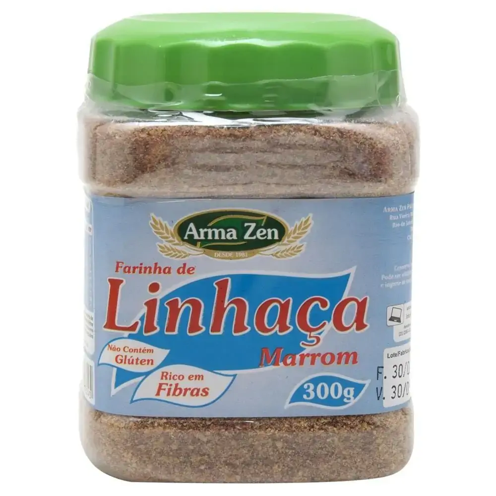 Farinha De Linhaça 300g Pote Armazen