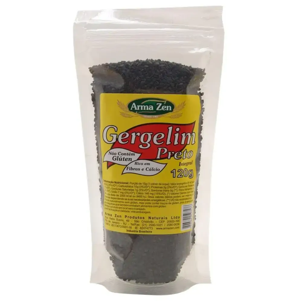 Gergelim Preto 150g Armazen