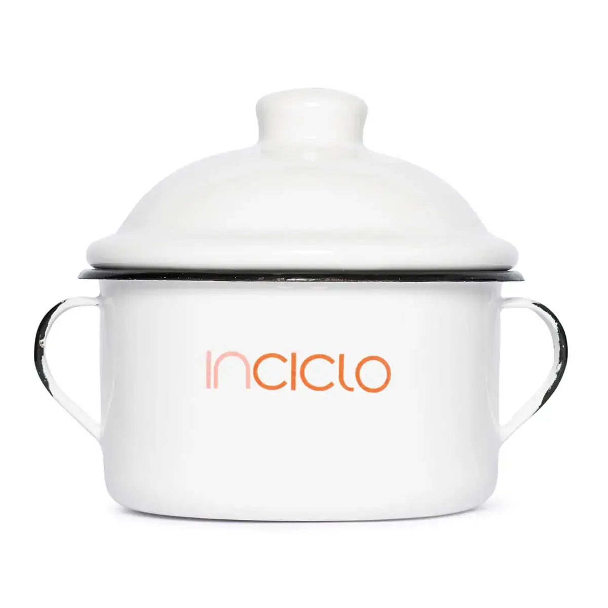 Açucareiro Esmaltado Porta Açúcar 450ml Suporte Açúcar Tradicional Branco