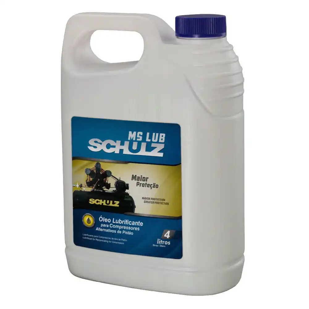 Óleo Schulz Mslub Isovg 100 Compressor Pistão 4l