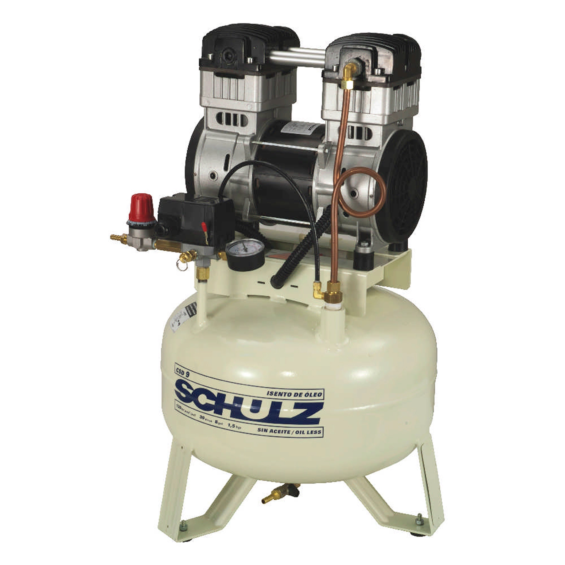 Compressor Odontológico CSD 9/30L 1,5HP 127V (110V) Schulz