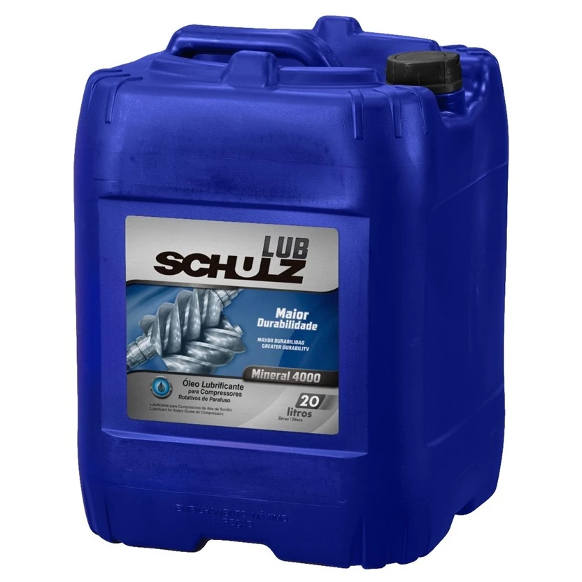Óleo Compressor Parafuso Schulz Lub 46 Mineral 4000h 20 Lts
