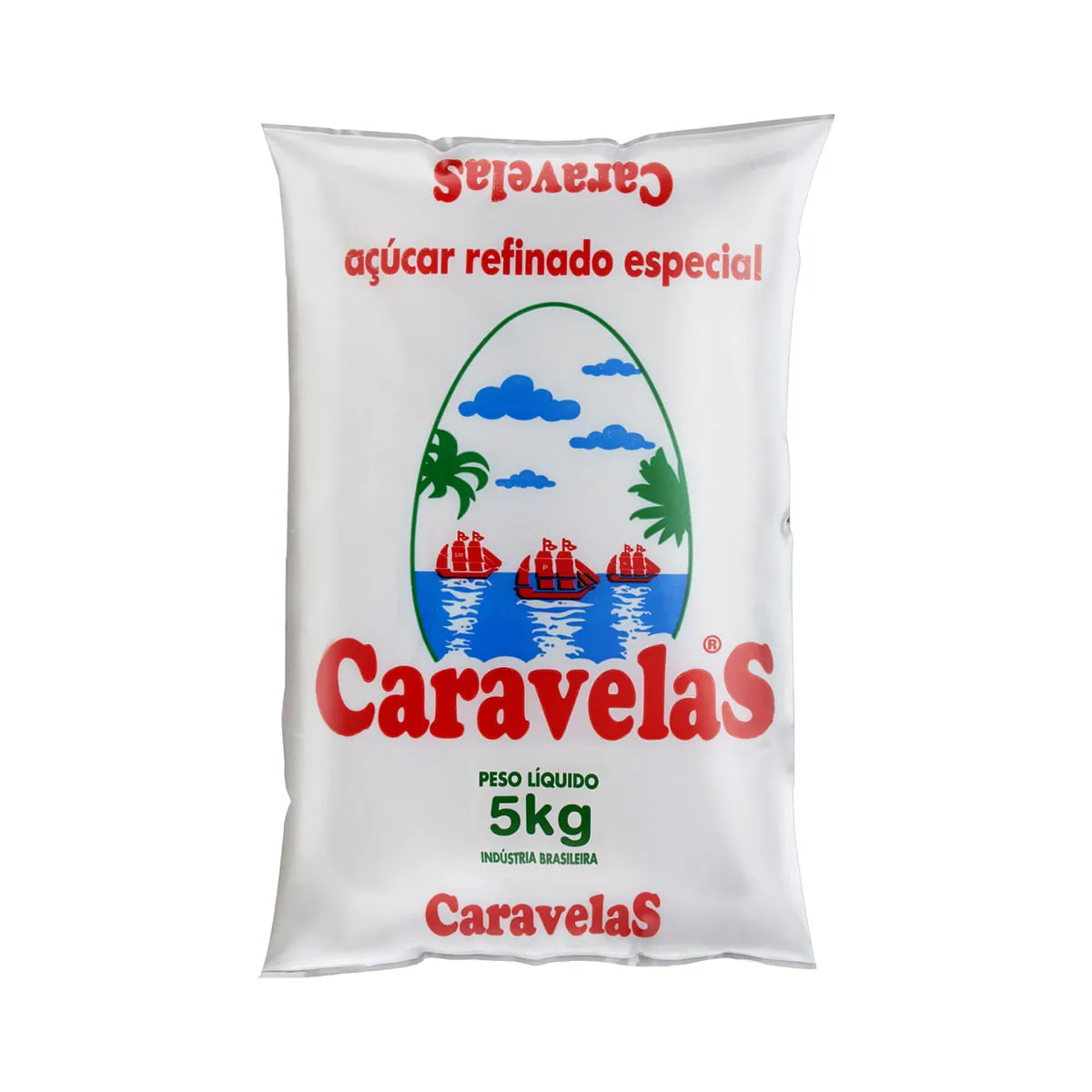 Açúcar Refinado Caravelas Pacote 5kg