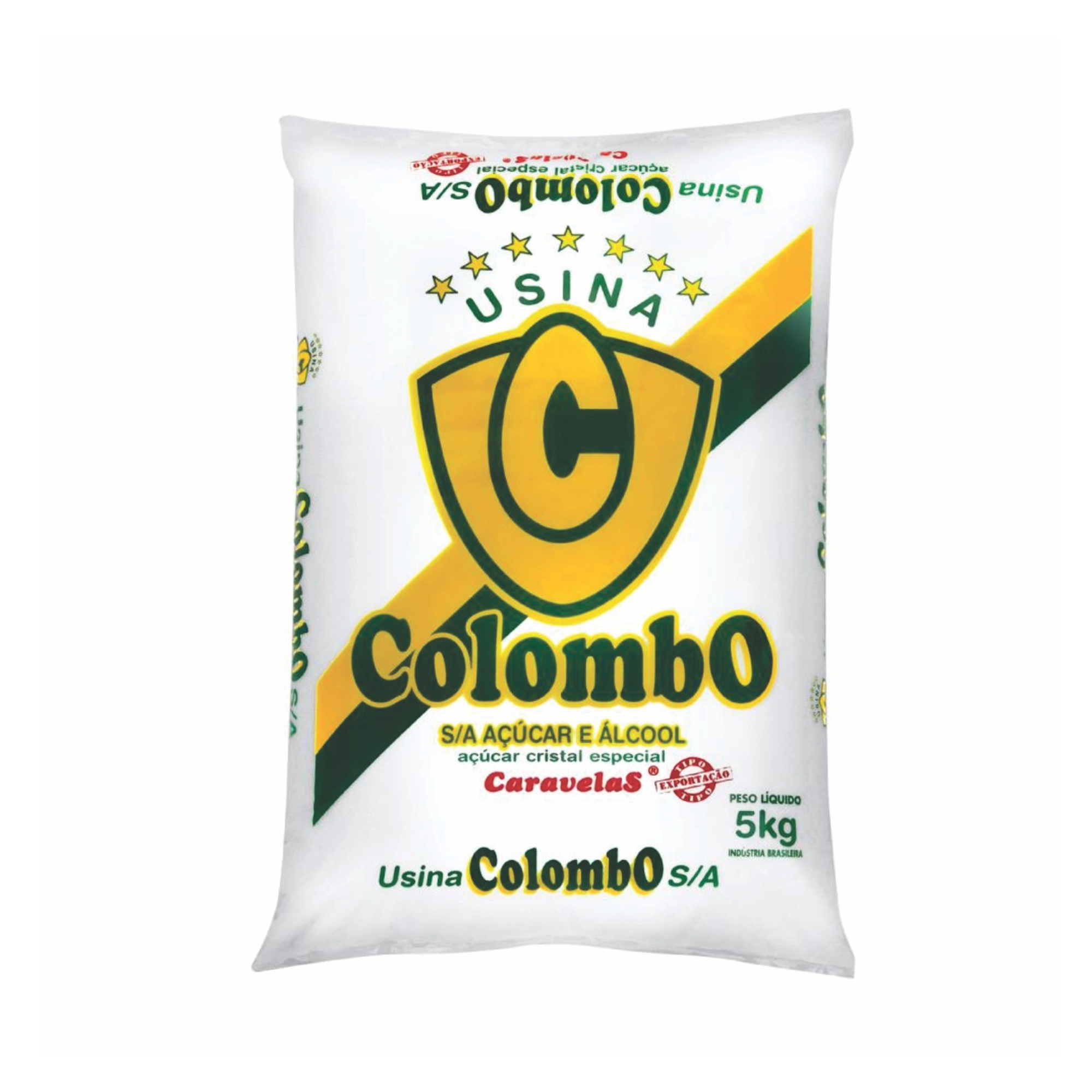 Acucar Colombo 5kg Cristal