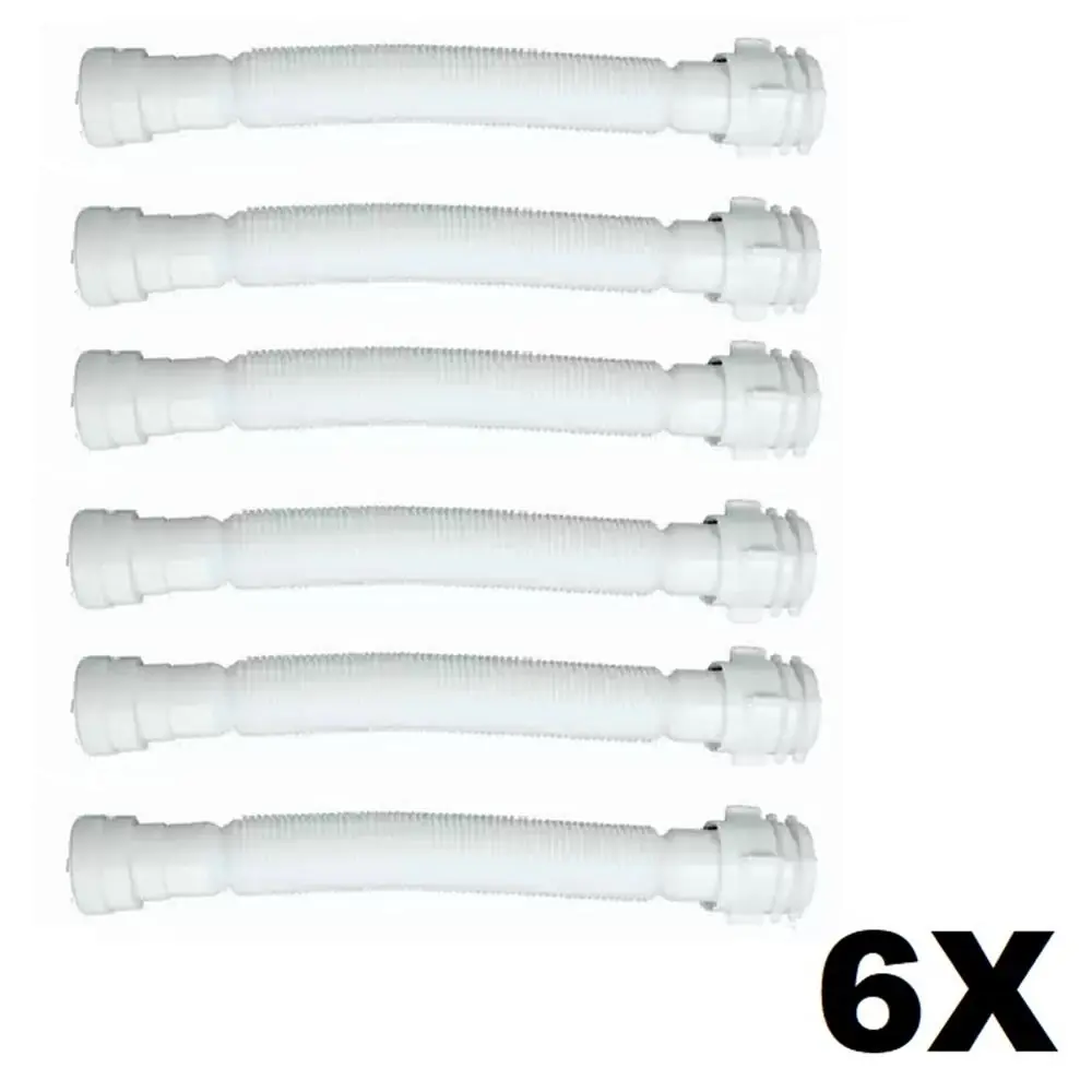 Kit 6 Sifão Sanfonado Universal Super 1,10metros Astra