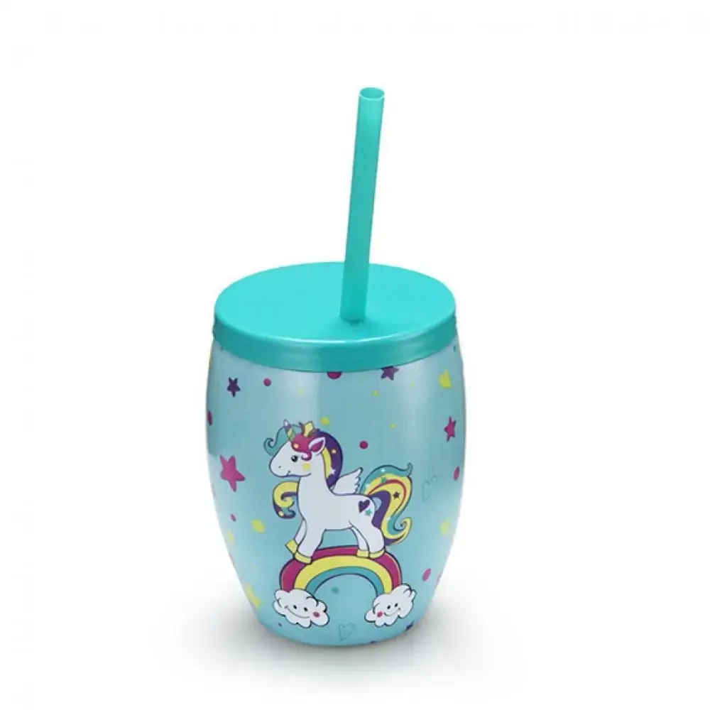 Copo Sleeve Injetemp C Canudo Unicornio