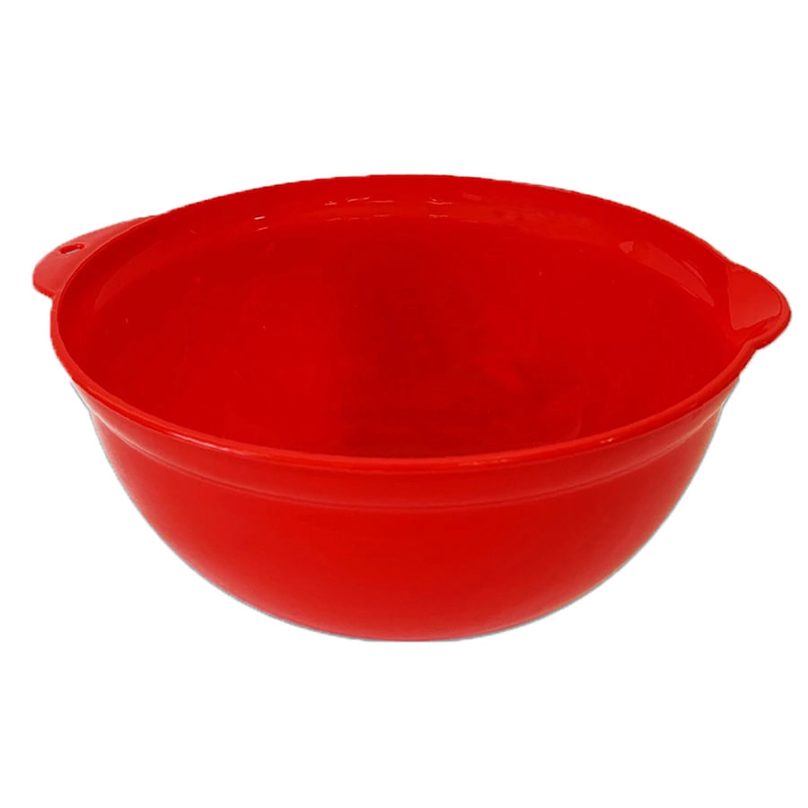 Bowl Plast Super Res Verm 22cm 2.5 L 0481 Injetemp