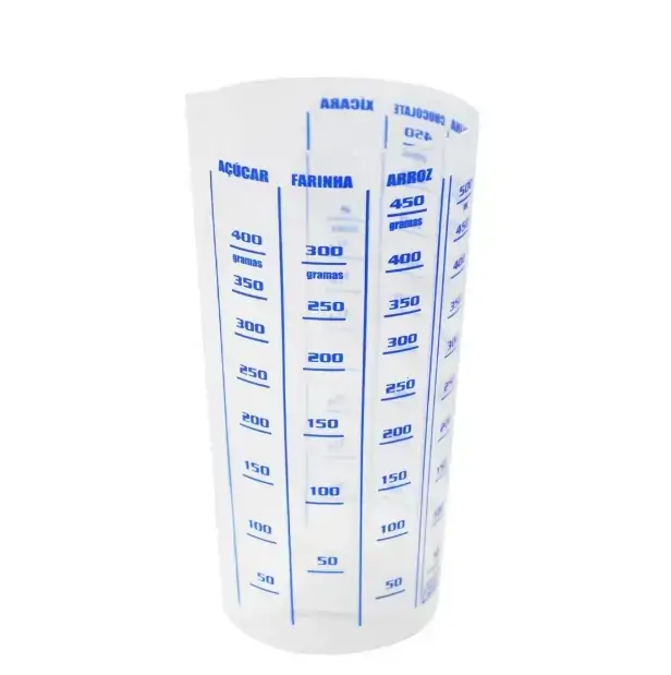 Copo Plástico Medidor 500 ml (Sem Opção de Cor)