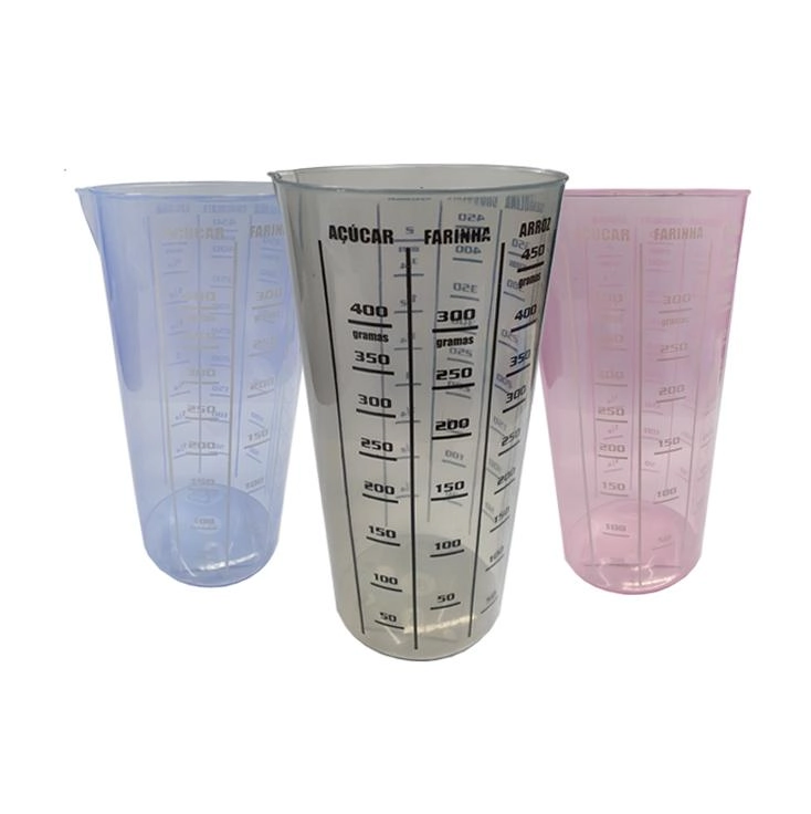 Copo Graduado Color Injetemp 500ml Un 500ml