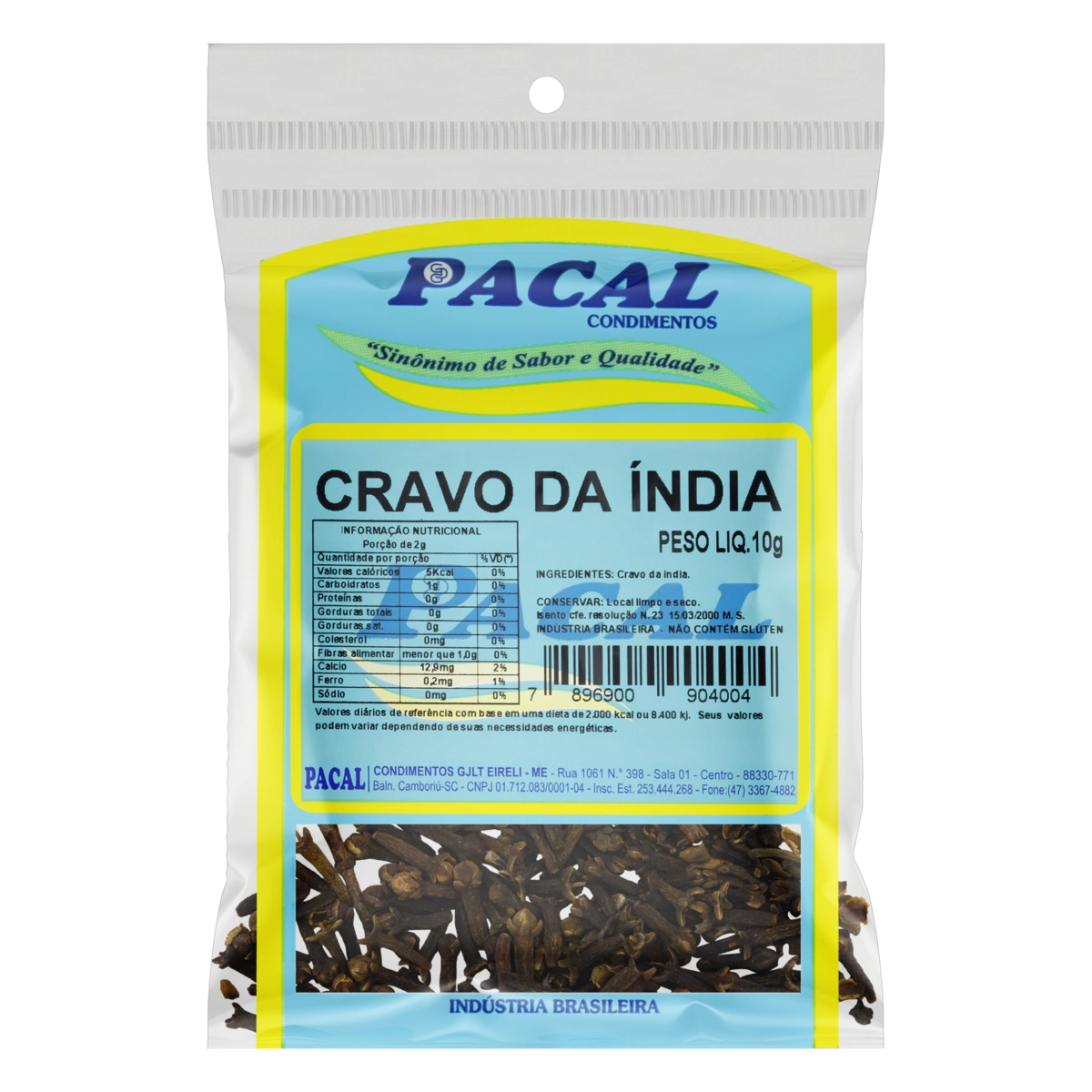 Cravo Da índia Pacal Pacote 10g
