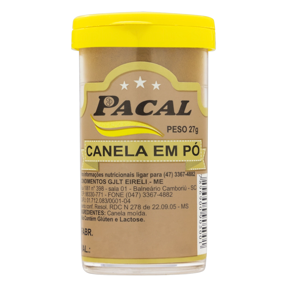 Canela Pó Pacal Frasco 27g