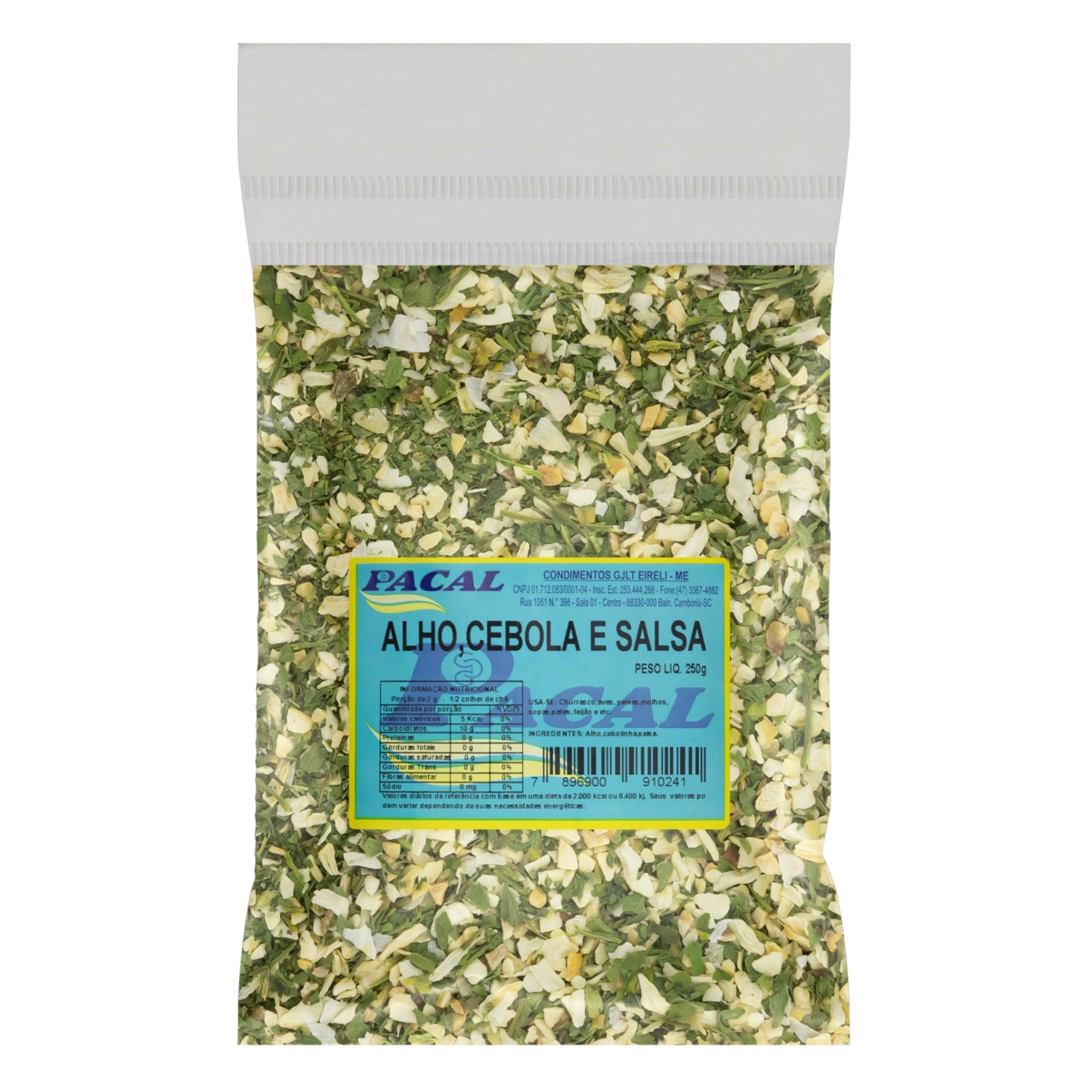 Alho, Cebola E Salsa Pacal Pacote 250g
