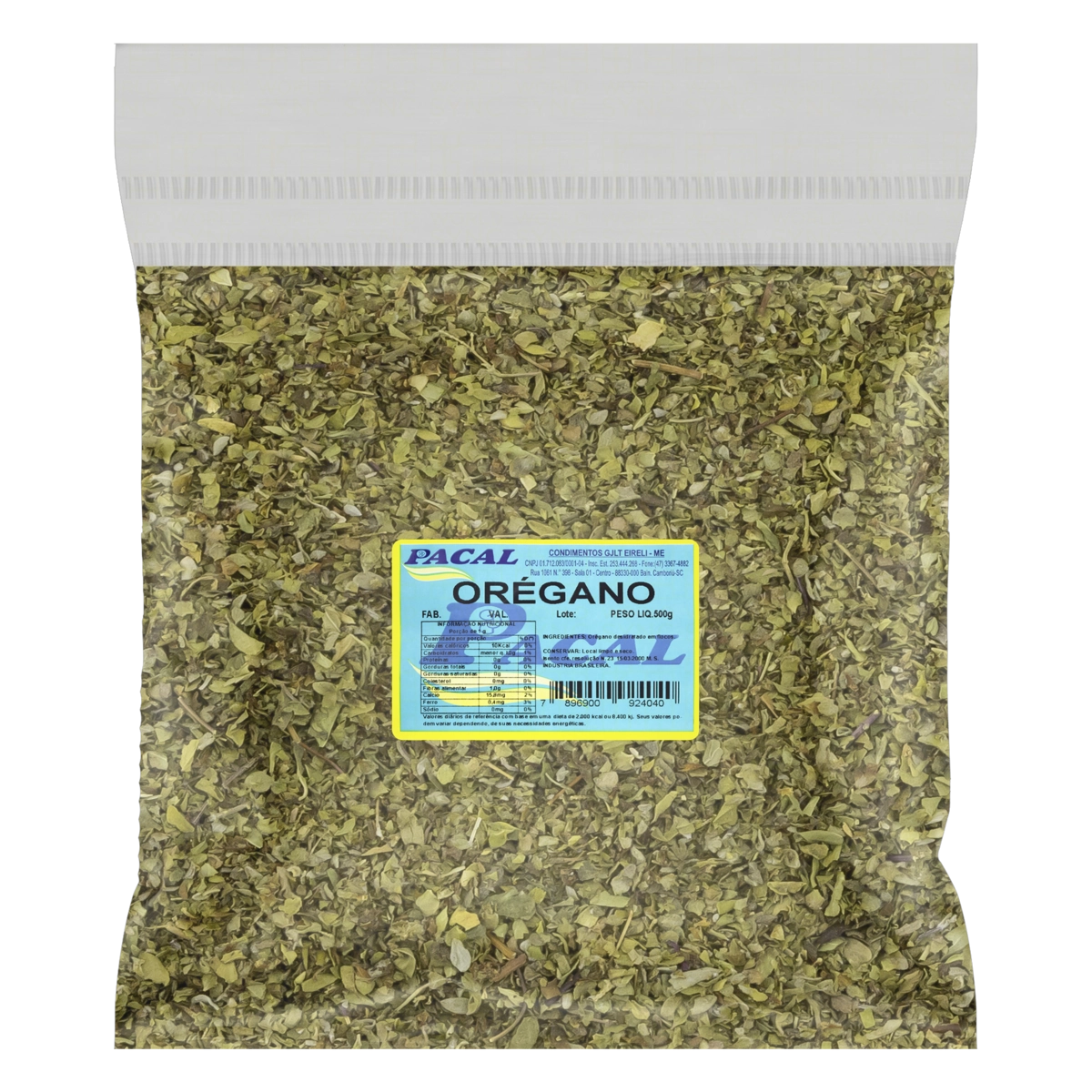 Orégano Pacal Pacote 500g