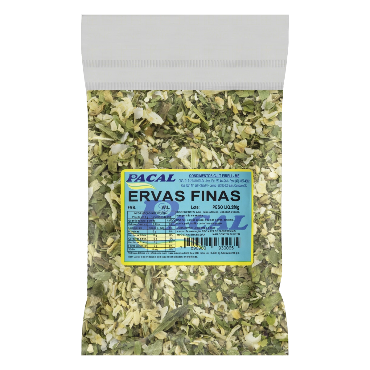 Ervas Finas Pacal Pacote 250g