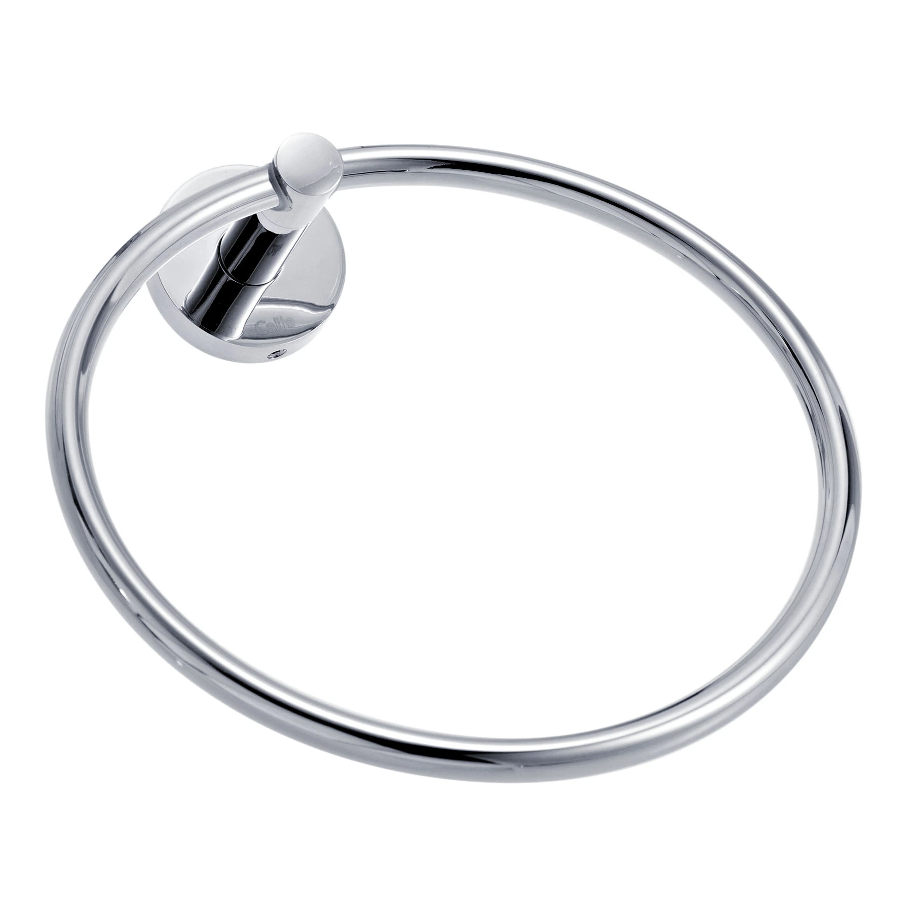 Porta Toalha Rosto Metal Argola City Celite