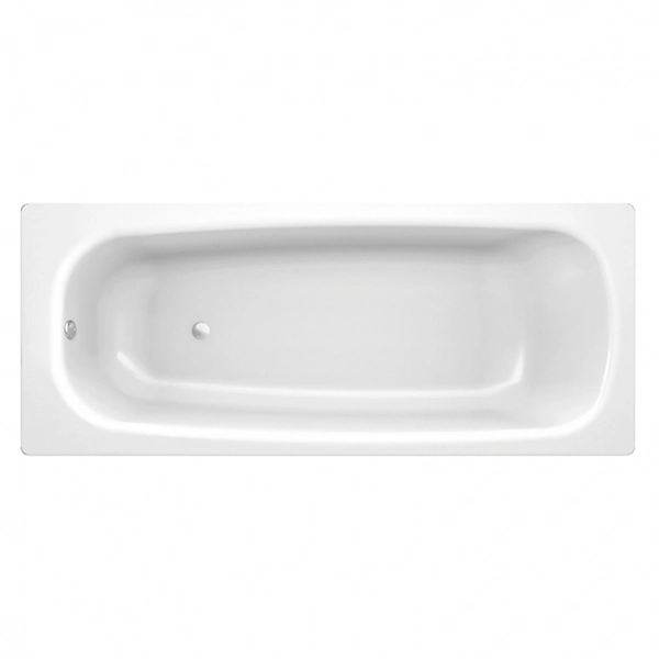 Banheira sem Hidromassagem 130x70x38,5cm Aço Branco Europa Celite