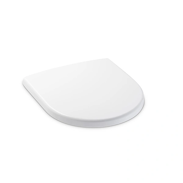 Assento Sanitário Formatos Riviera e Smart com Soft Close Oval Polipropileno Branco Celite