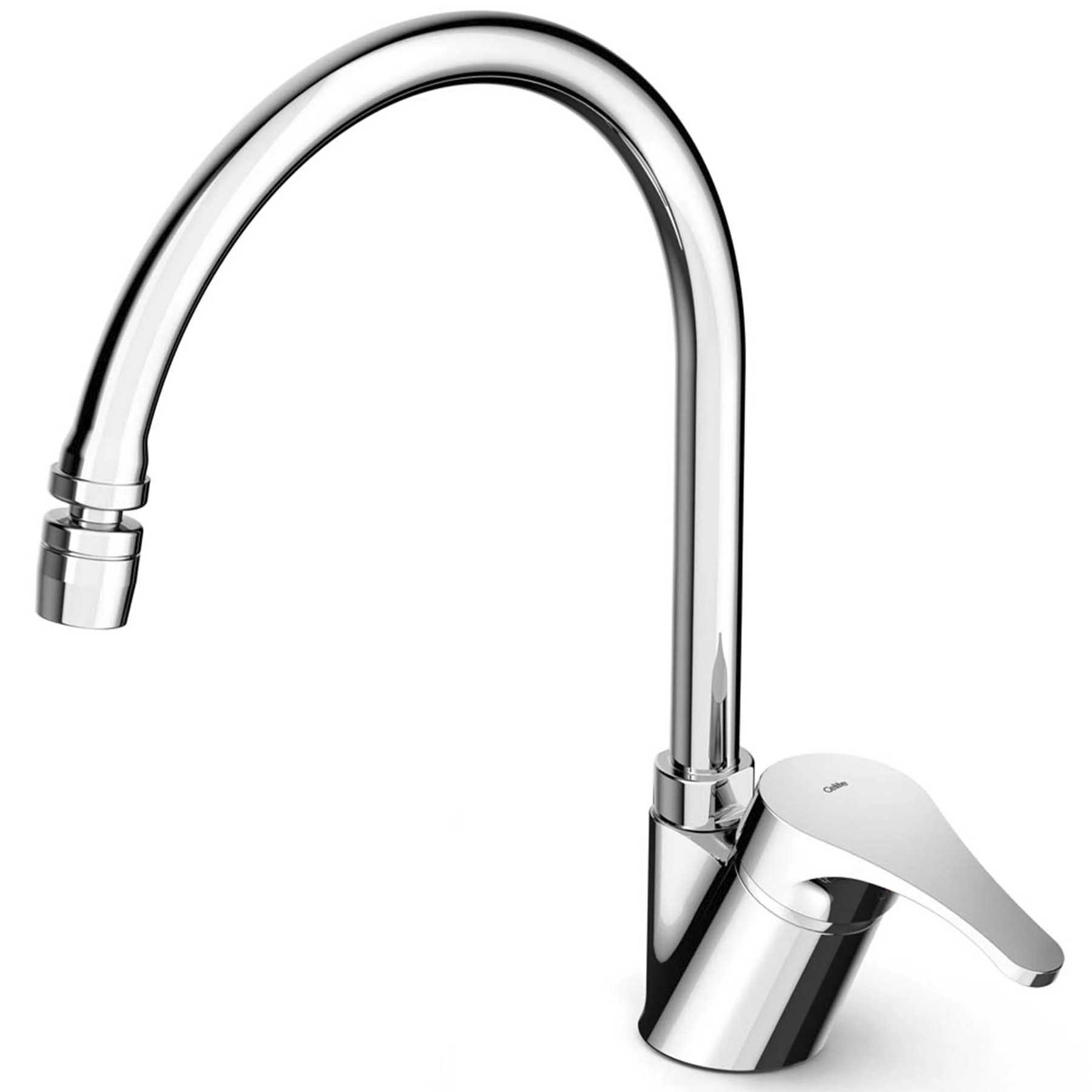 Torneira Monocomando de Pia para Cozinha com Bica Alta Cromada Ecoline Celite