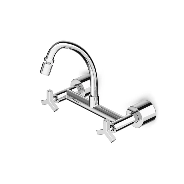 Torneira Misturador para Parede de Cozinha Bica Alta Cromada Up Celite