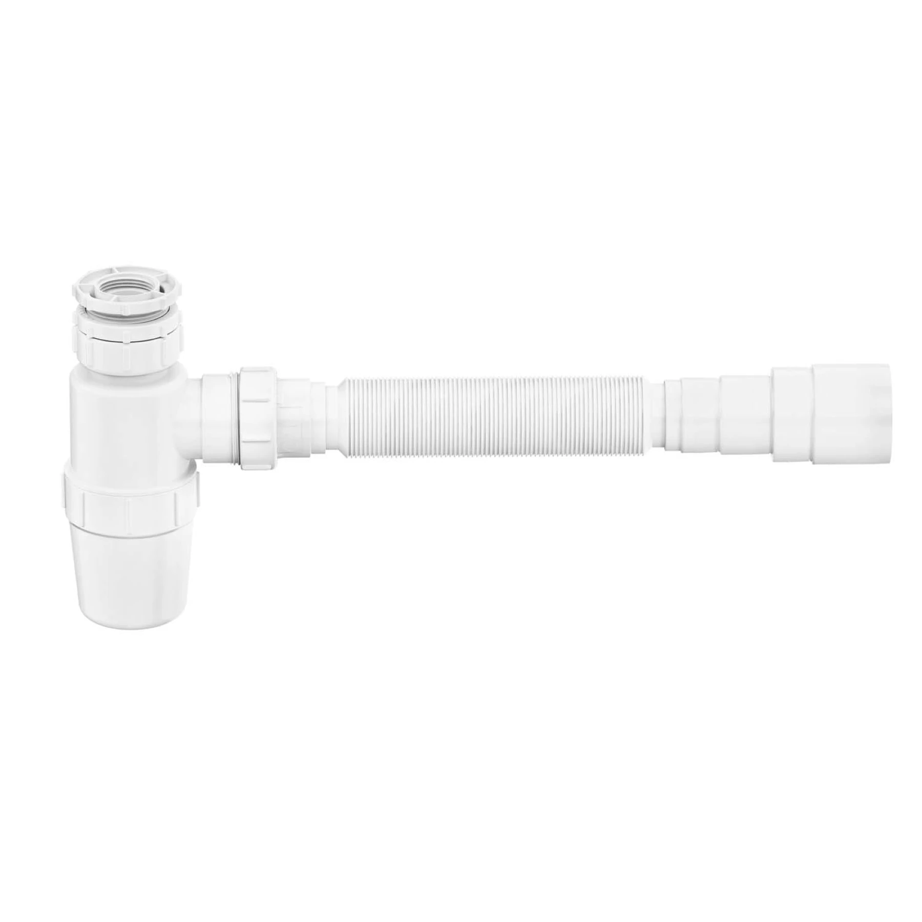 Sifão para Cozinha Extensível Plástico 17,9cm Celite