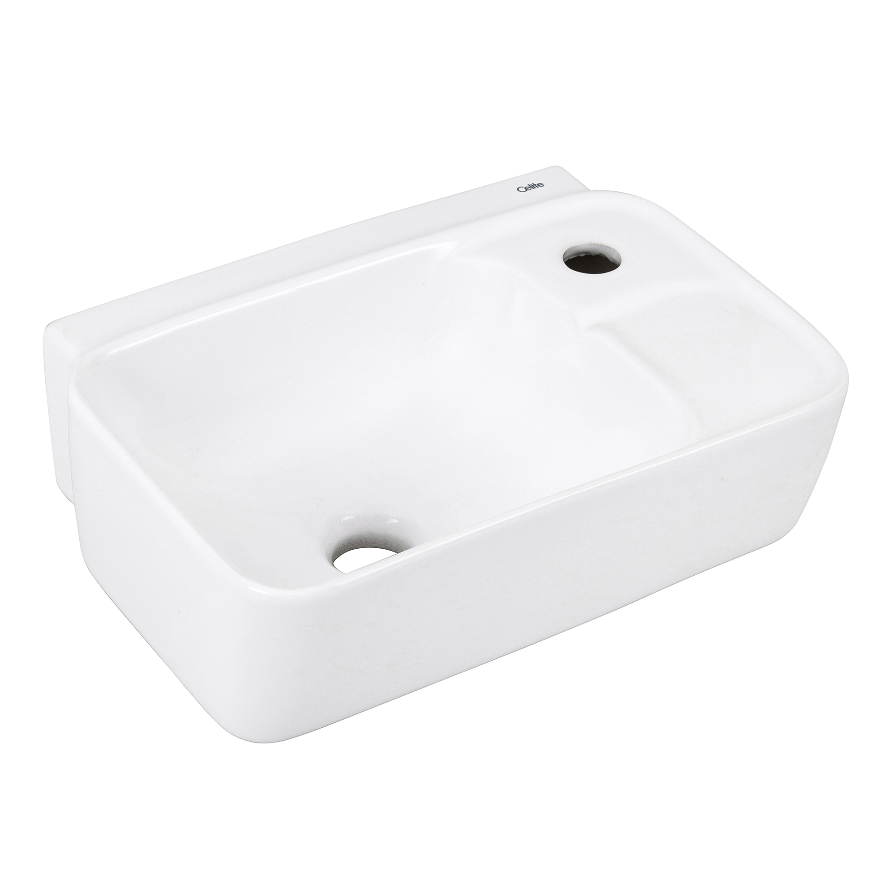 Lavatório Suspenso Retangular Eco 40x30cm Branco
