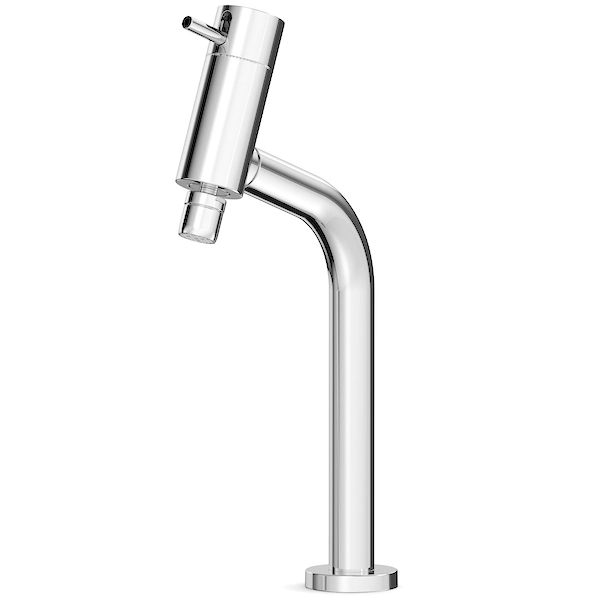 Torneira Monocomando de Pia para Cozinha com Bica Alta Cromada Basic Celite
