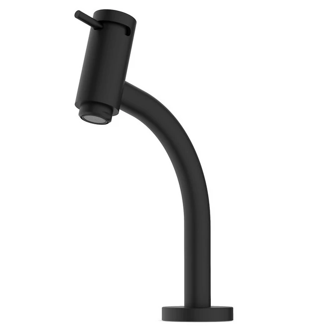 Torneira Para Banheiro Basic Bica Baixa Preto Celite