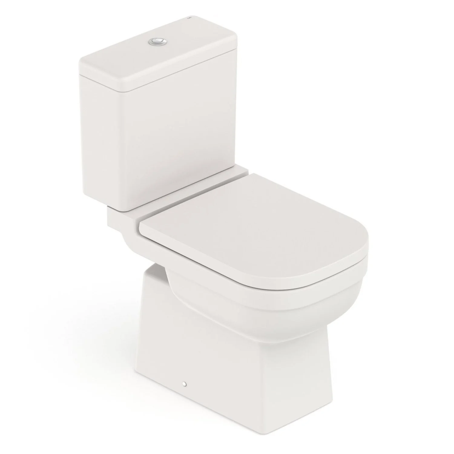 Vaso Sanitário com Caixa Acoplada Bege Matte Duplo Acionamento 3/6L Vertical Elite Celite