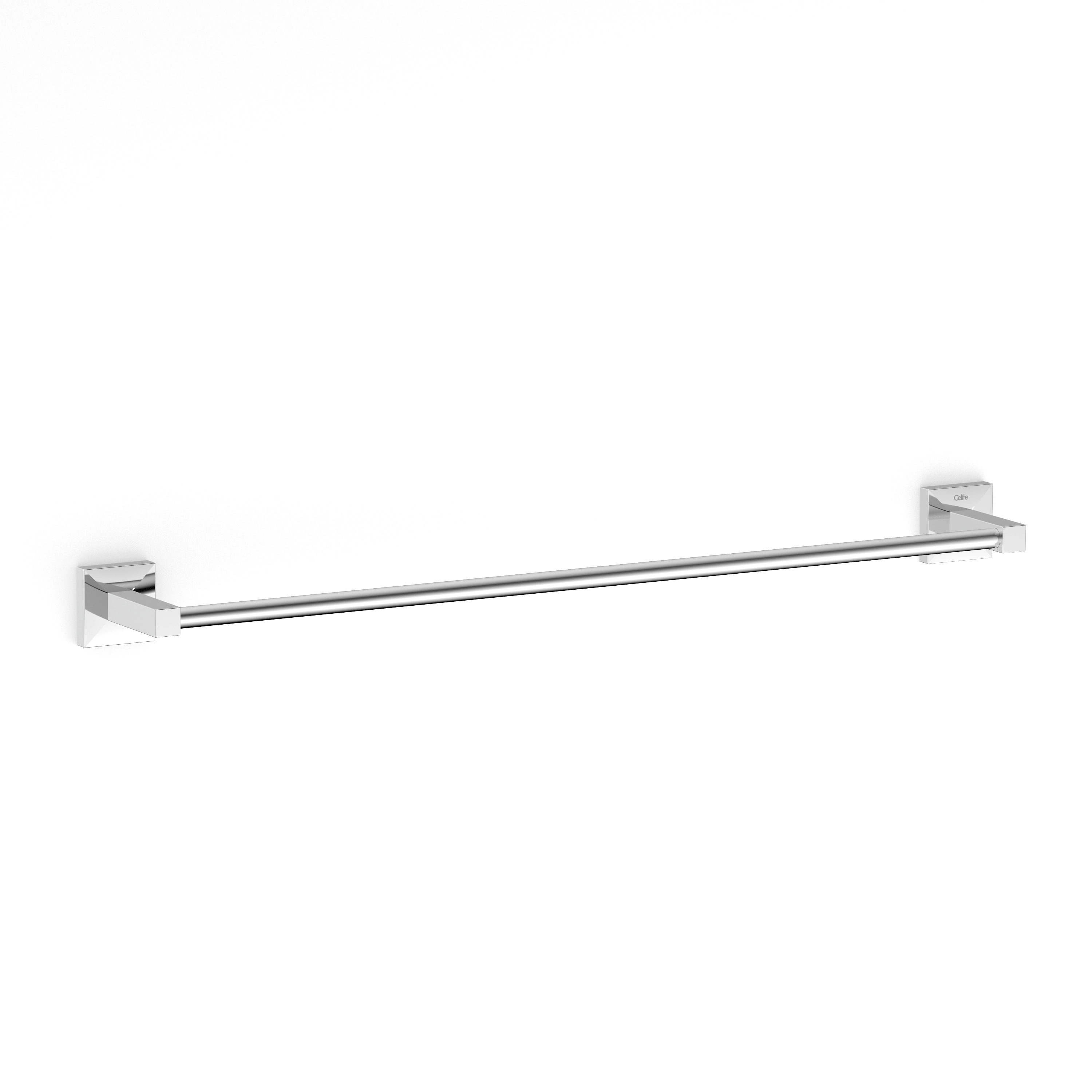 Porta Toalha de Parede Barra Metal Cromado Elite Celite