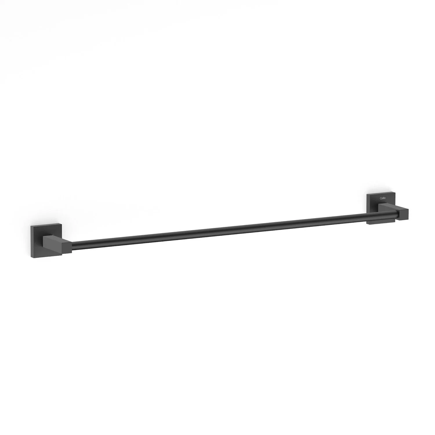 Toalheiro De Barra 600mm New Elite Preto Matte