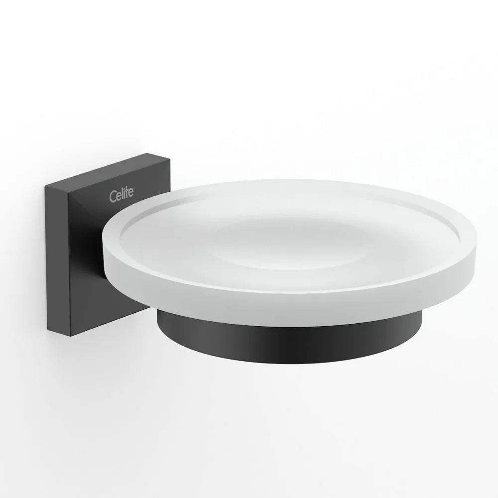 Saboneteira Banheiro Celite New Elite Preto Matte B5010e80r0