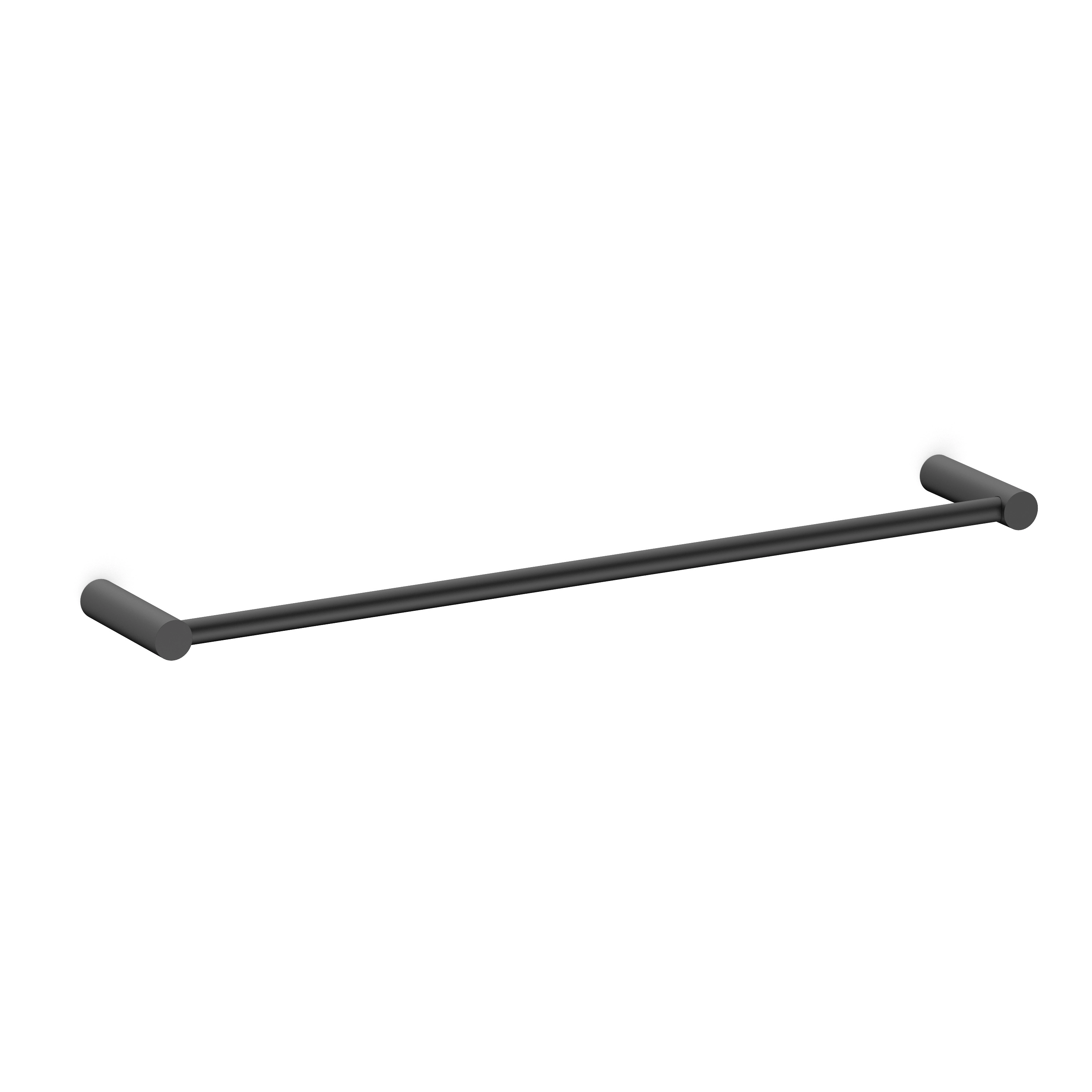 Porta Toalha de Rosto Metal Preto Matte Flow Celite