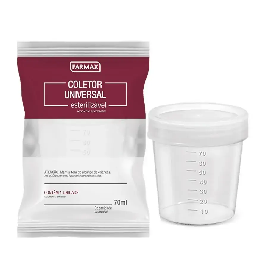 Coletor Universal Farmax 70ml