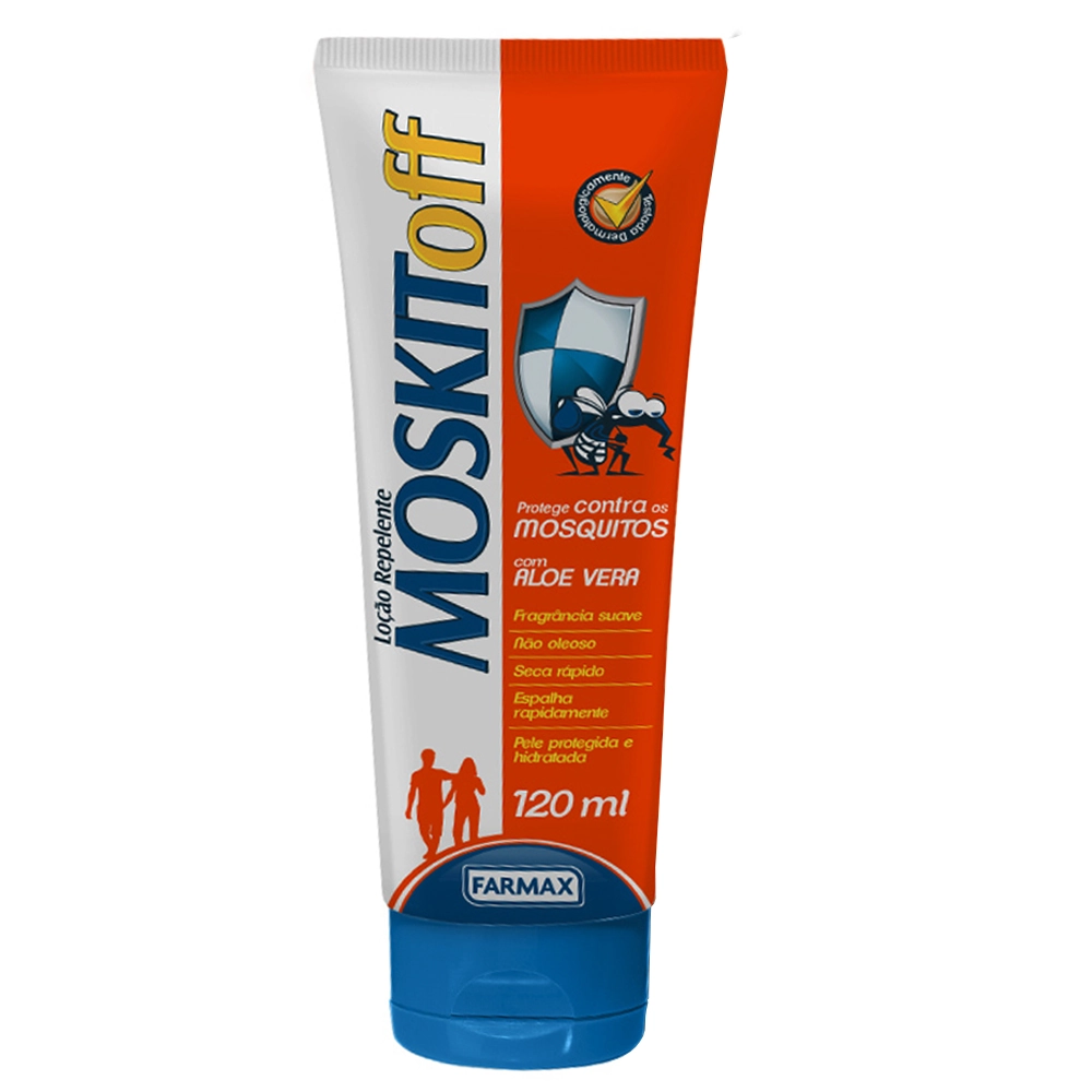 Repelente Moskitoff Loção 120ml FARMAX