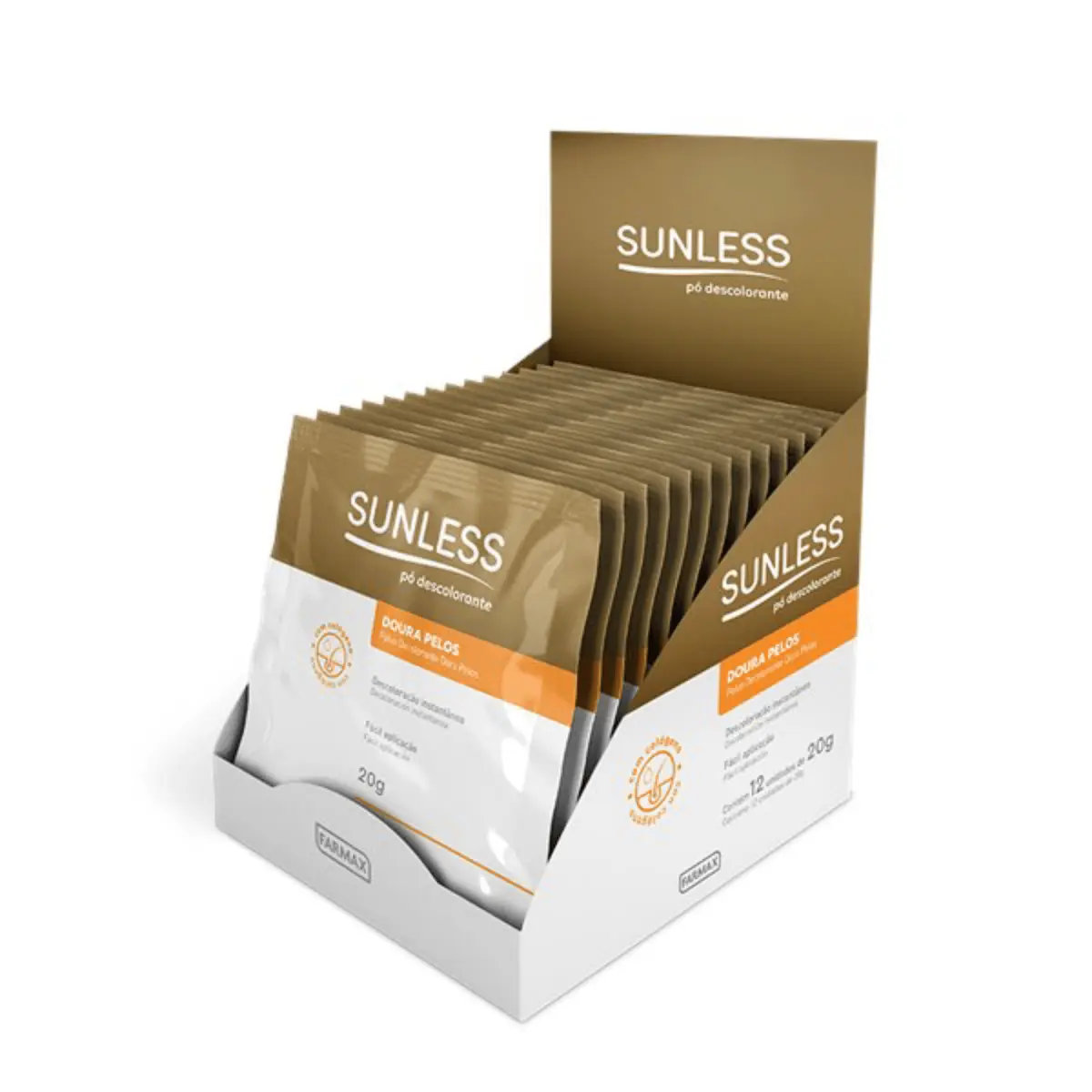 Descolorante Sunless Doura Pelos Sache 8g