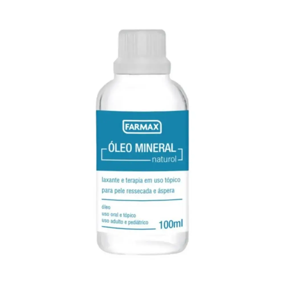 óleo Mineral Farmax Frasco 100ml