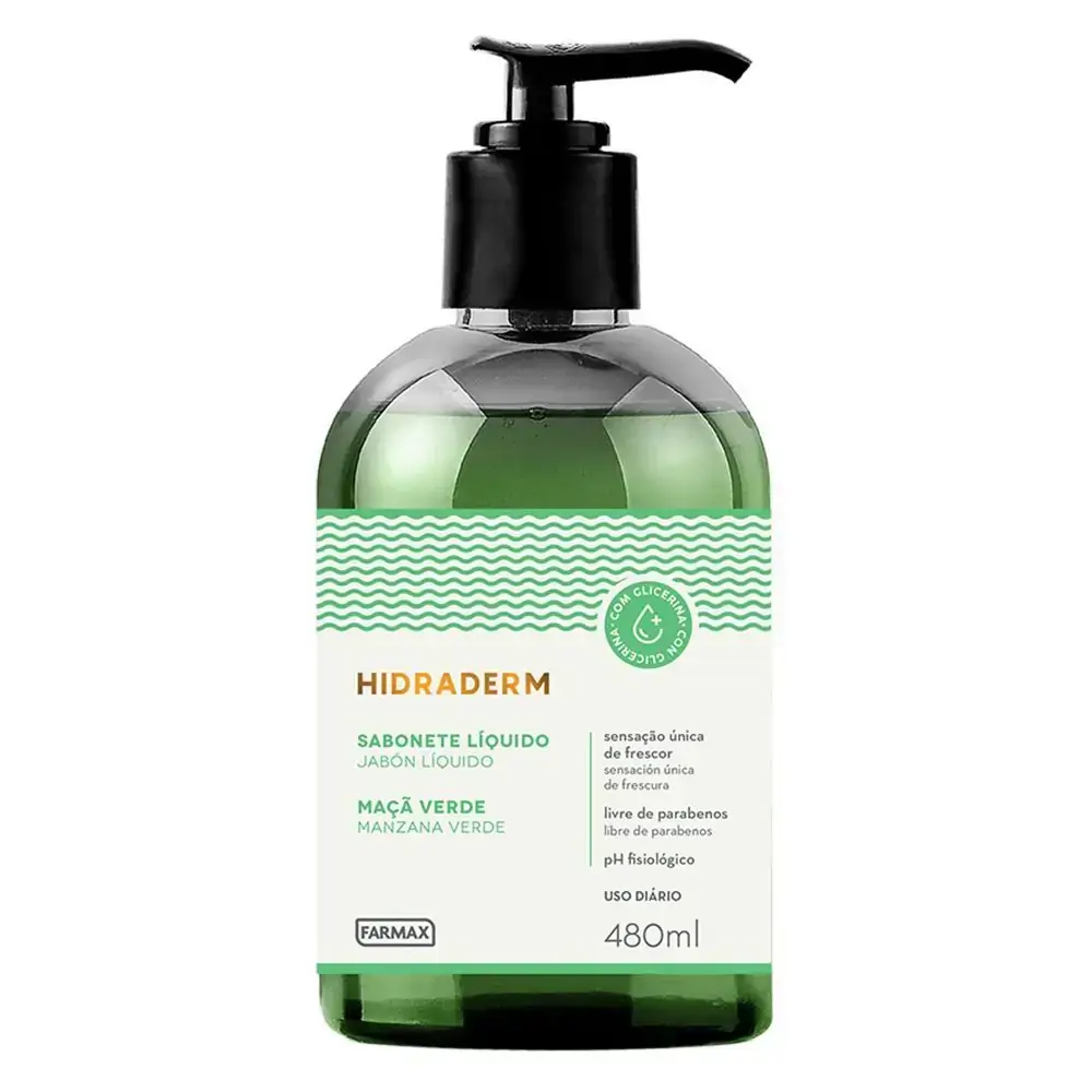 Sabonete Líquido Hidraderm Maca Verde C/glicerina